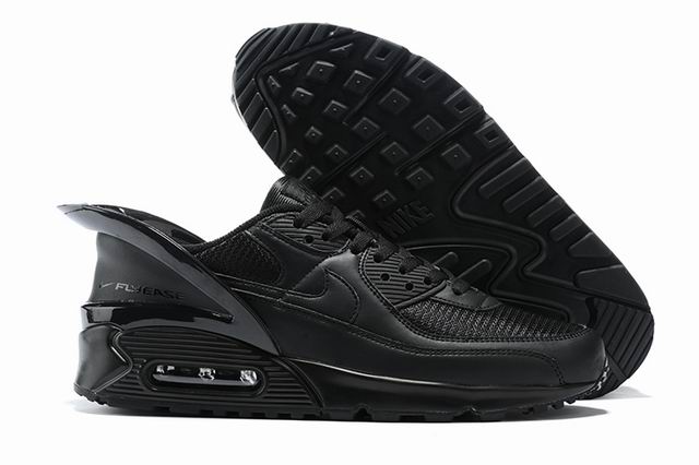 Nike Air Max 90 Flyease Black Women's Shoes-02